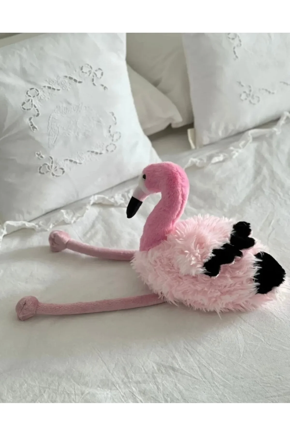 Flemingo Peluş Büyük Boy Üretici Firma Açık Pembe