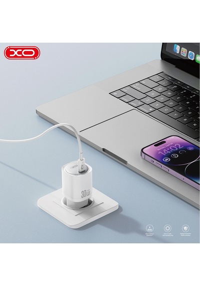 Ce20 Eu 30w Gan Pd Süper Hızlı Şarj Adaptörü Ve Type-c To Type-c Kablo Seti Apple Uyumlu iPhone & Android