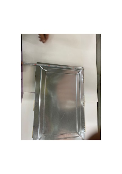 4 Kanatlı Büyük Boy 40x160 Cm Kamp Metal Rüzgar Kesici Rüzgarlık - Yağ Sıçratmaz Ocak Arkası Gri