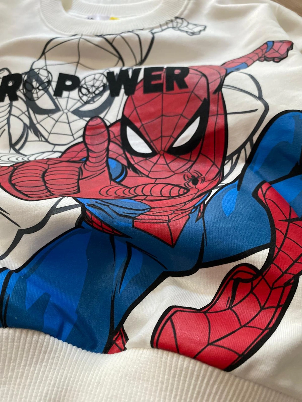 Cg Kids Spiderman Örümcek Adam Blackwhite 2 Iplik Kumaş Erkek Çoc Siyah - Beyaz