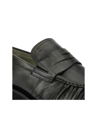 Tamer Tanca Erkek Hakiki Deri Yeşil Loafer Ayakkabı 987 231 Erk Ayk Sk25-26 Olıve Yeşil