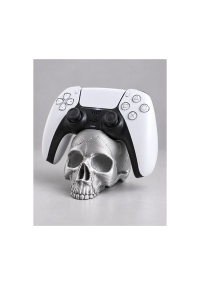 Kurukafa Ps5 Gamepad Stand - Metalik Gri