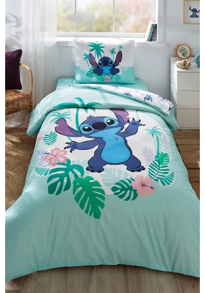 Özdilek Lisanslı Tek Kişilik Çocuk Nev. Takımı-stitch Summer Mint