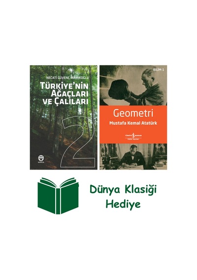 Türkiye'nin Ağaçları Ve Çalıları 2 + Geometri + Dünya Klasiği Hediye