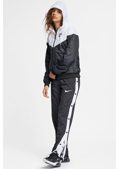 Nike Ar3092-010 Windrunner Kapüşonlu Kadın Mont-7472 Siyah