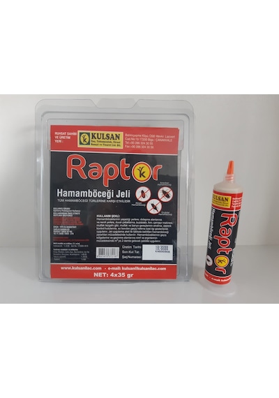 Raptor Hamamböceği Kalorifer Böceği Jeli 35 G