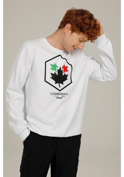 Lumberjack Ct1047 Renato Logo Sweatshırt 2fx 001