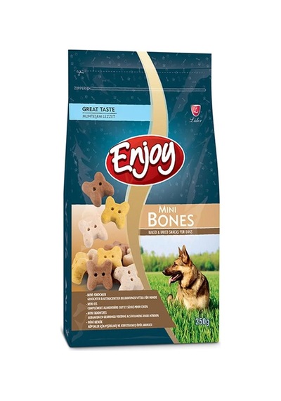 Enjoy Sandviç Mini Kemik Yetişkin Köpek Ödül Bisküvisi 250 G