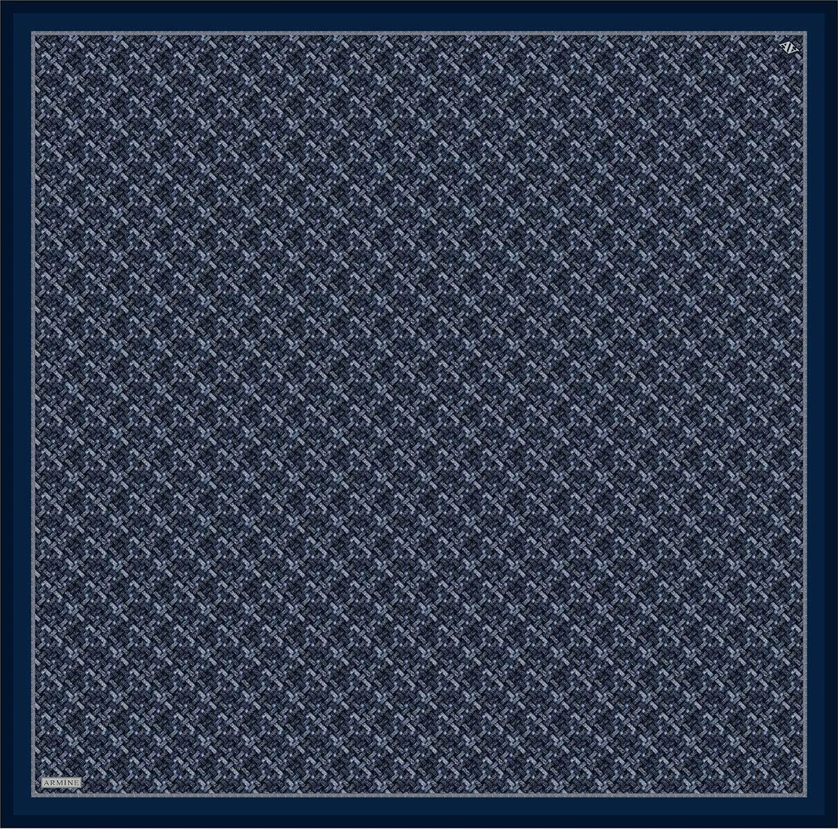 Armine Soyut Desenli Saf İpek Twill Eşarp 9405d 87 Laciver