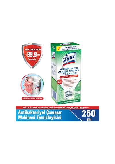 Lysol Çamaşır Makinesi Temizleyici Çam & Okaliptus Ferahlığı 250 ML