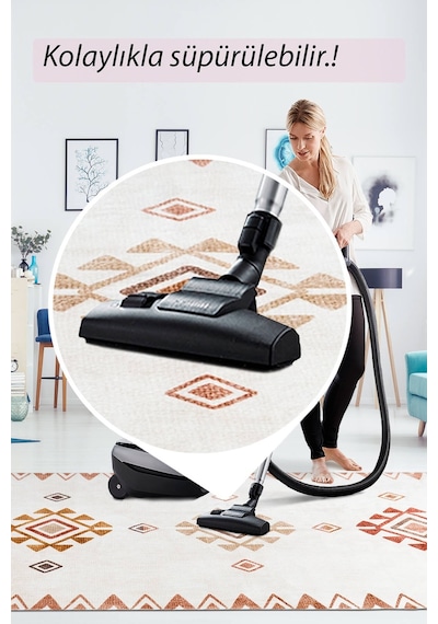 Artloop Fuga Kadife Dokulu Siyah/beyaz Modern Desenli Halı Ka 14