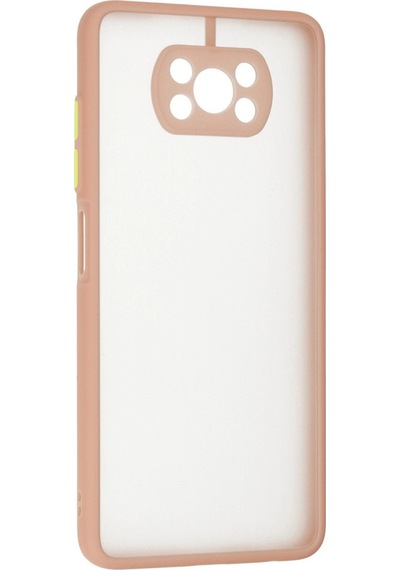 Pocophone X3 Kılıf Montreal Silikon Kapak - Pembe