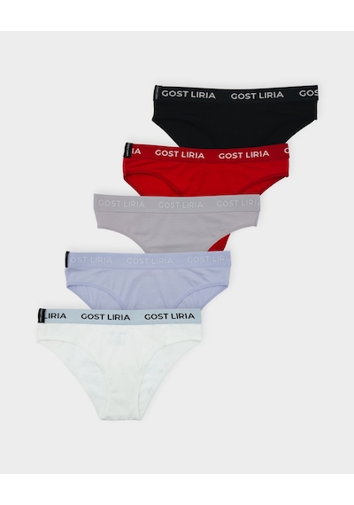 Gost Liria Daily Five Slip Külot 5 Li Paket - Çok Renkli Çok Renkli