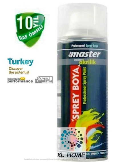Çimen Renk Pro Seri Akrilik Sprey Boya- 400 Ml Büyük Boy-10 Yıl Raf Ömür 1 Adet Çimen Yeşil
