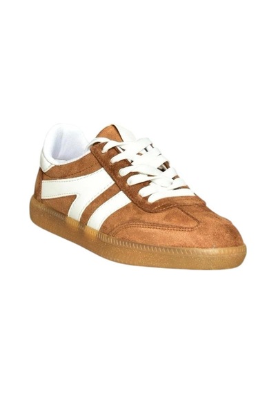 Fox Shoes U652861402 Taba Süet Kadın Spor Ayakkabı Sneakers Taba-süet