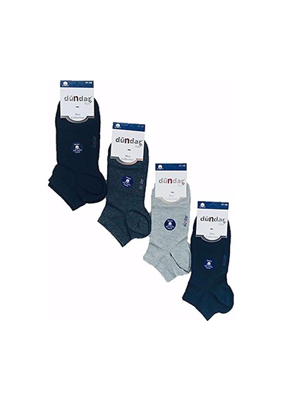 Dündar Çorap 6 Adet Dündar Unisex Patik Dikişsiz Cotton Plus Çorap