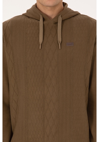 U.s. Polo Assn. Erkek Haki Sweatshirt 50310048-vr027 Haki