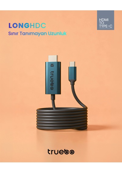 Truebo Longhdc Usb-c To Hdmı Dönüştürücü