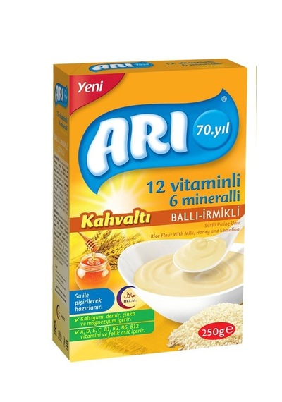 Arı Mama Pirinç Unu 250 Gr Kahvaltı-muzlu-gece Yeni Ambalaj
