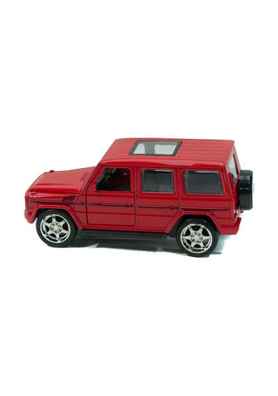 Metal Mercedes G63 Çek Bırak Model Araba Kırmızı 12 Cm