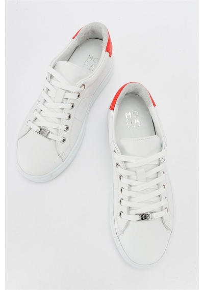 Luvishoes Ayverıe Beyaz Hakiki Deri Kadın Sneakers Beyaz