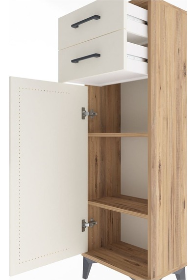 Arges Dolap 2 Raflı 2 Çekmeceli Tek Kapaklı 44x30x134 Çam-aytaşı Çam Arges Dolap 2 Raflı 2 Çekmeceli Tek Kapaklı 44x30x134 Çam-aytaşı Çam