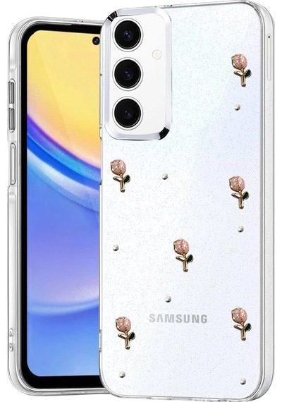 Samsung Uyumlu Galaxy A15 4g Fiyonk Desenli Kapak Desen 6