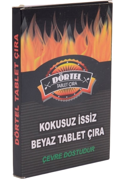 Kokusuz İs Yapmaz Beyaz Tablet Çıra 125 Gr