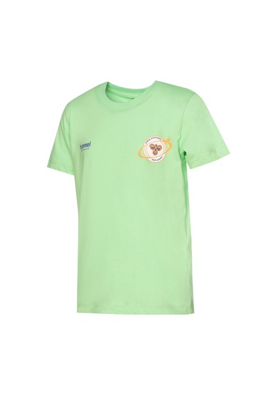 Hummel Hellen Çocuk Kısa Kollu Tişört 912102-7622 Yeşil