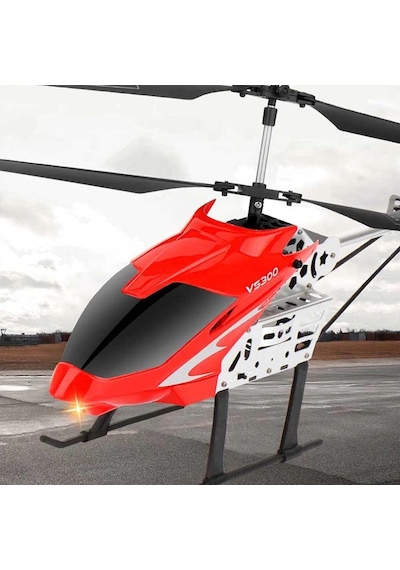 Uzaktan Kumandalı Şarjlı Ve Işıklı Elektrikli Rc Çocuk Helikopteri 50 Cm - Kırmızı