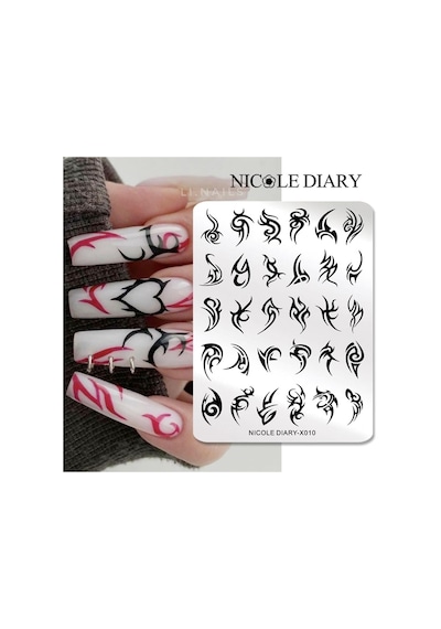 Nicole Diary Metal Stampa Tabakası X010 56257
