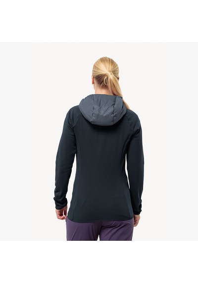 Jack Wolfskin Routeburn Hybird Kadın Siyah Mont 1710863 Siyah