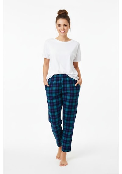 Kadın Tek Penye Pijama Alt Bgl-st05005 Yeşil