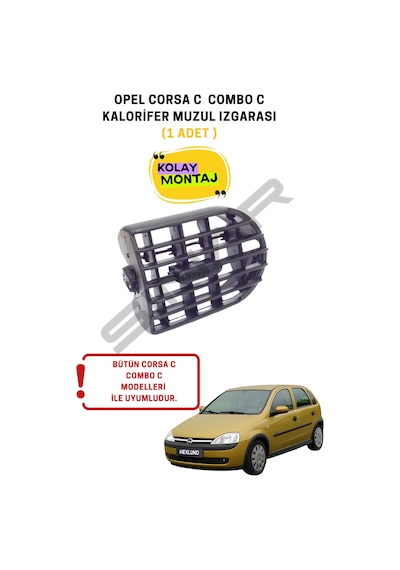 Opel Corsa C Combo C Kalorifer Havalandırma Muzul Izgarası 1 Adet