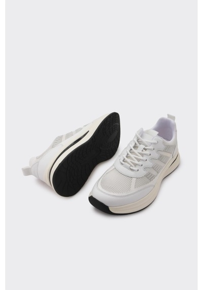 Derinet Comfort Taban Erkek Sneaker Beyaz Beyaz