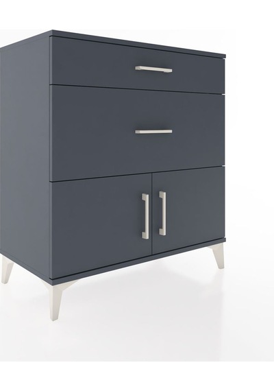 Hyperion Şifonyer 2 Çekmeceli 2 Kapaklı 88x44x96 Antrasit-ant... Antrasit Hyperion Şifonyer 2 Çekmeceli 2 Kapaklı 88x44x96 Antrasit-ant... Antrasit