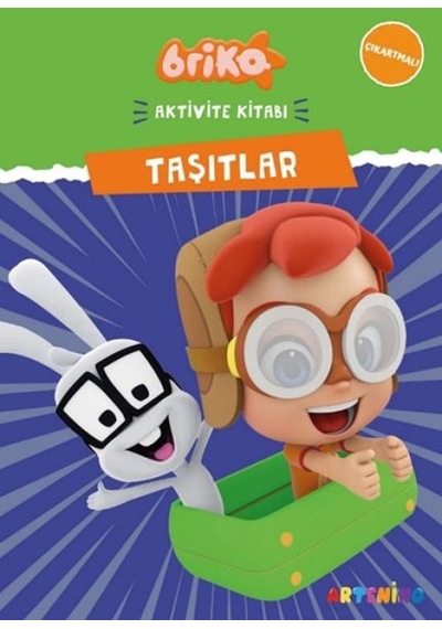 Briko Taşıtlar - Çıkartmalı Aktivite Kitabı Serisi - Grsy-728223