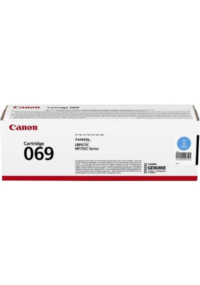 Canon LBP673CDW MF752CDW MF754CDW 5093C002 CRG-069 Mavi Toner 2100 Sayfa