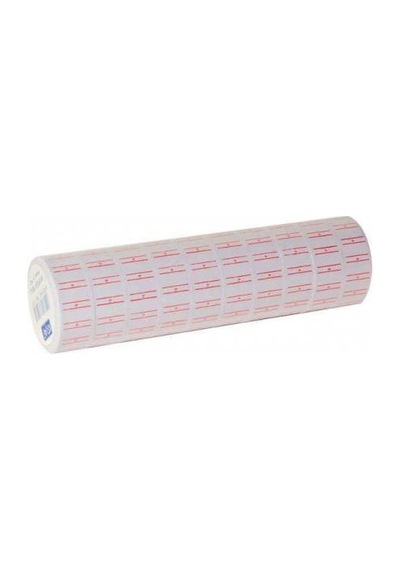 Kraf Motex Fiyat Etiketi Beyaz Çizgili 12 X 21Mm N11.47