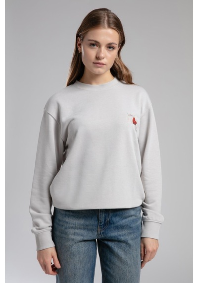 Lee Cooper Danıela Kadın O Yaka Sweatshirt Bej-21479 Bej