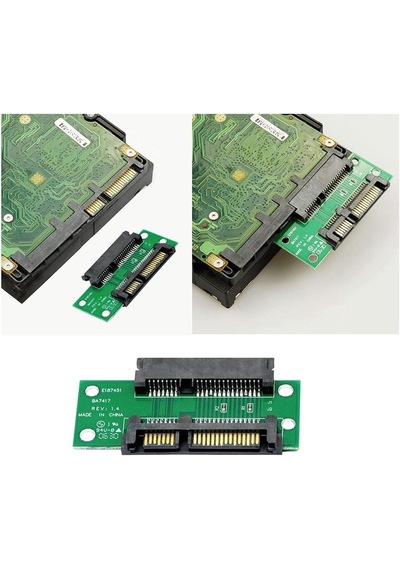 2.5 3.5 22 Pin Sata Erkek To Sata Dişi Çevirici 4902P Dönüştürücü