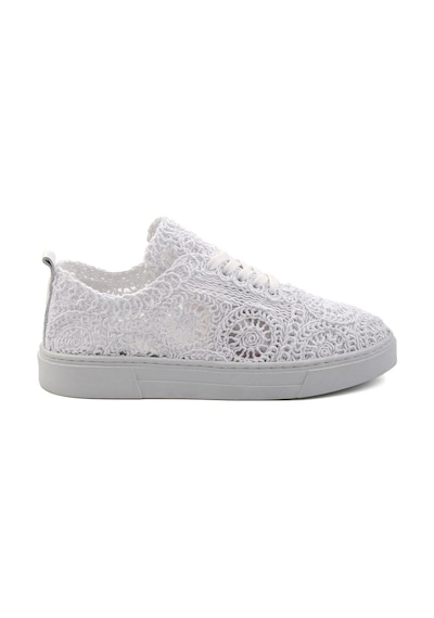 Bambi Beyaz Leather Kadın Sneaker K01331999916 Beyaz