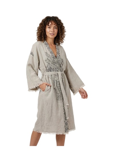 Brandsmiths Grey Elephant Kimono Sarı