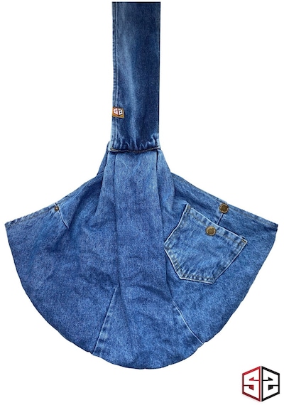 Salya Store Kedi Köpek Taşıma Çantası Kot Anne Kucağı Cnt-107