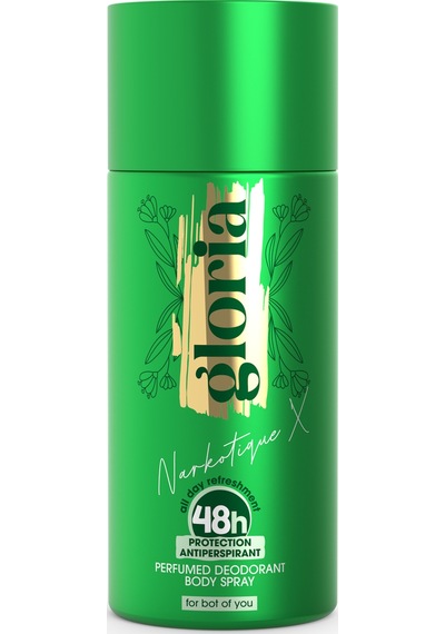 Gloria Perfume Narkotique X Antiperspirant 48h Unisex Deodorant 150 Ml
