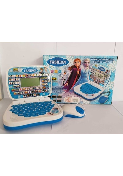 Karlar Ülkesi Elsa Eğitici Oyuncak Bilgisayar Oyuncak Laptop