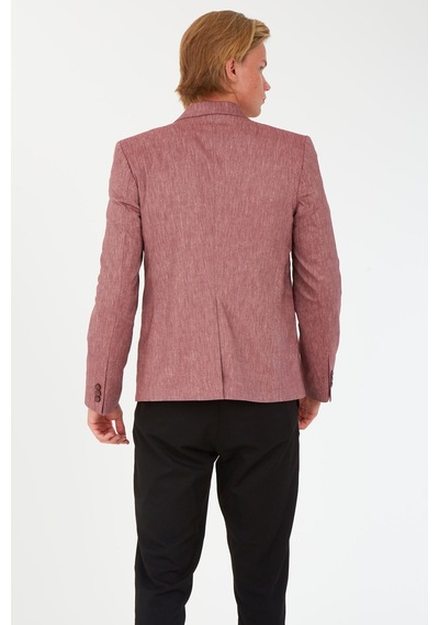 Sposo G-179 İki Düğme Klasik Kalıp Bordo Erkek Blazer Ceket Bordo Sposo G-179 İki Düğme Klasik Kalıp Bordo Erkek Blazer Ceket Bordo