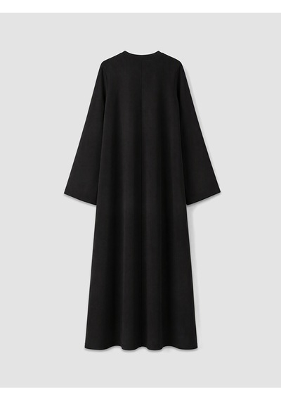 Lcw Modest Siyah Bisiklet Yaka A Kesim Elbise