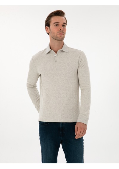 Cacharel Erkek Taş Sweatshirt 50311374-vr049 Gri