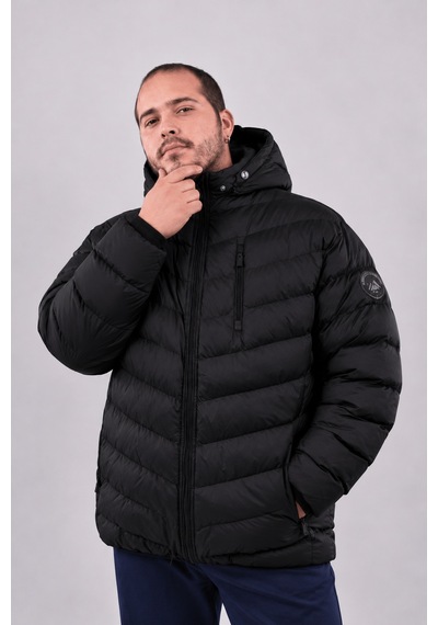 Büyük Beden Erkek 7xl-10xl Kapüşonlu Elyaf Dolgulu Astarlı Fermuarlı Kapitone Şişme Mont Annex Siyah Büyük Beden Erkek 7xl-10xl Kapüşonlu Elyaf Dolgulu Astarlı Fermuarlı Kapitone Şişme Mont Annex Siyah